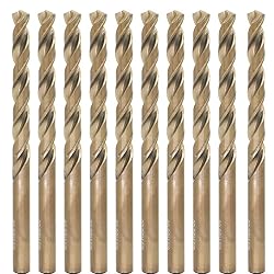 Metric Cobalt Drill Bits 8mm 10PCS, M35 high Speed