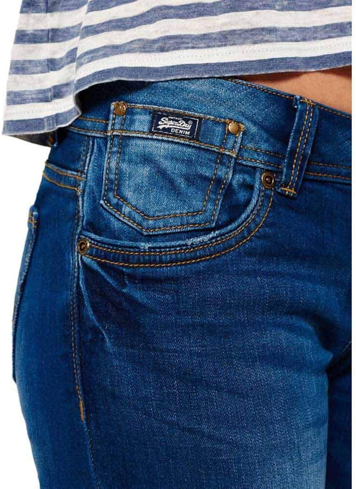 superdry cassie skinny jeans luna blue