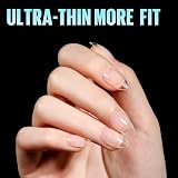 TOMICCA Almond Shaped Short Nail Tips 192Pcs Half Matte Full Cover Clear Nails view 5
