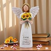 Sunflower Figurine Gift for Women, Sympathy Gifts for Loss of Loved One Religious Gifts for Women, Mon,FriendSunflower Table Decor Figurine.