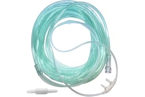 RESONE 2pk 25Ft Comfort-Soft-Plus Adult Oxygen Cannula with Swivel Connectors