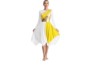 Winnrchan Praise Dance Dresses for Women Lyrical Liturgical Dance Costume