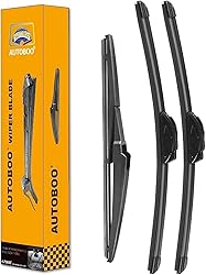 AUTOBOO 22"+21" Windshield Wipers with 12" Rear