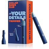 Dollar Shave Club - for Your Details Trimmer - Nose Hair Trimmer for Men | USB-C Rechargeable, Comes with Rotary Trimmer Head and Detailer Head, Guards for Eyebrow Trimming, Nose Hair Trimmer for Men