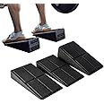 LARA STAR Squat Wedge Block Adjustable Non-Slip Squat Ramp Deadlift Wedge Calf Stretcher Slant Board Strength for Squat and Deadlift