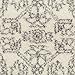 SAFAVIEH Adirondack Collection Accent Rug - 3' x 5', Ivory & Silver, Oriental Medallion Design, Non-Shedding & Easy Care, Ideal for High Traffic Areas in Entryway, Living Room, Bedroom (ADR108B)