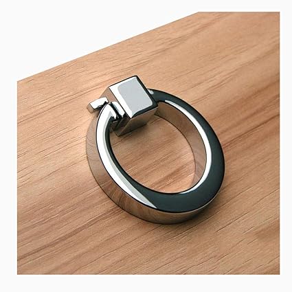 5 Pcs Viborg Hk Kitchen Cabinets Chrome Knobs Modern Ring Knobs