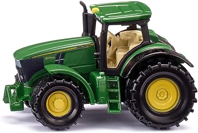 SIKU 1064 John Deere 6215R Tractor Toy Green Metal Plastic Trailer Hitch Rubber