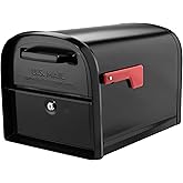 Architectural Mailboxes 6300B-10 Oasis 360 Locking Parcel Mailbox, Extra Large, Black, 6300B-10