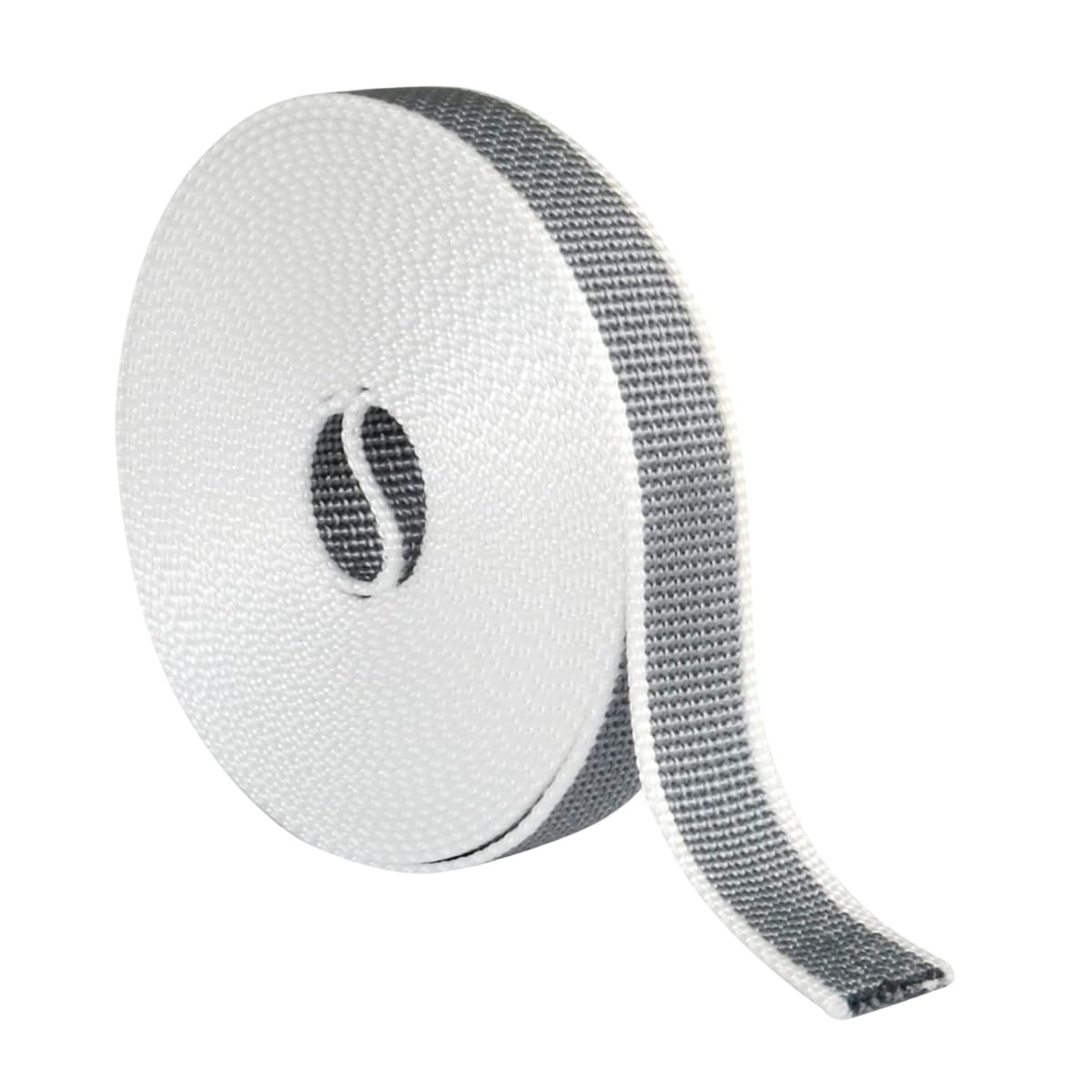 Amig - Roller Shutter Strap | Easy Install & UV-Resistant | Polypropylene for Doors & Windows | Fits Most Systems | Grey & White, 22mm x 6m
