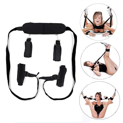 Sookg Sex Fesseln Gürtel Schlafzimmer Nylon Handschellen Knöchel Manschetten Body Fixation Handgelenk Zurrgurt Set für Aktivi