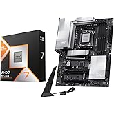 Micro Center AMD Ryzen 7 9800X3D Processor with MSI PRO X870E-P Motherboard | CPU Motherboard Combo, AI Ready, AM5, PCIe 5.0, DDR5, M.2 Gen5, USB 40Gbps Type C, Wi-Fi 7, 5G LAN, ATX
