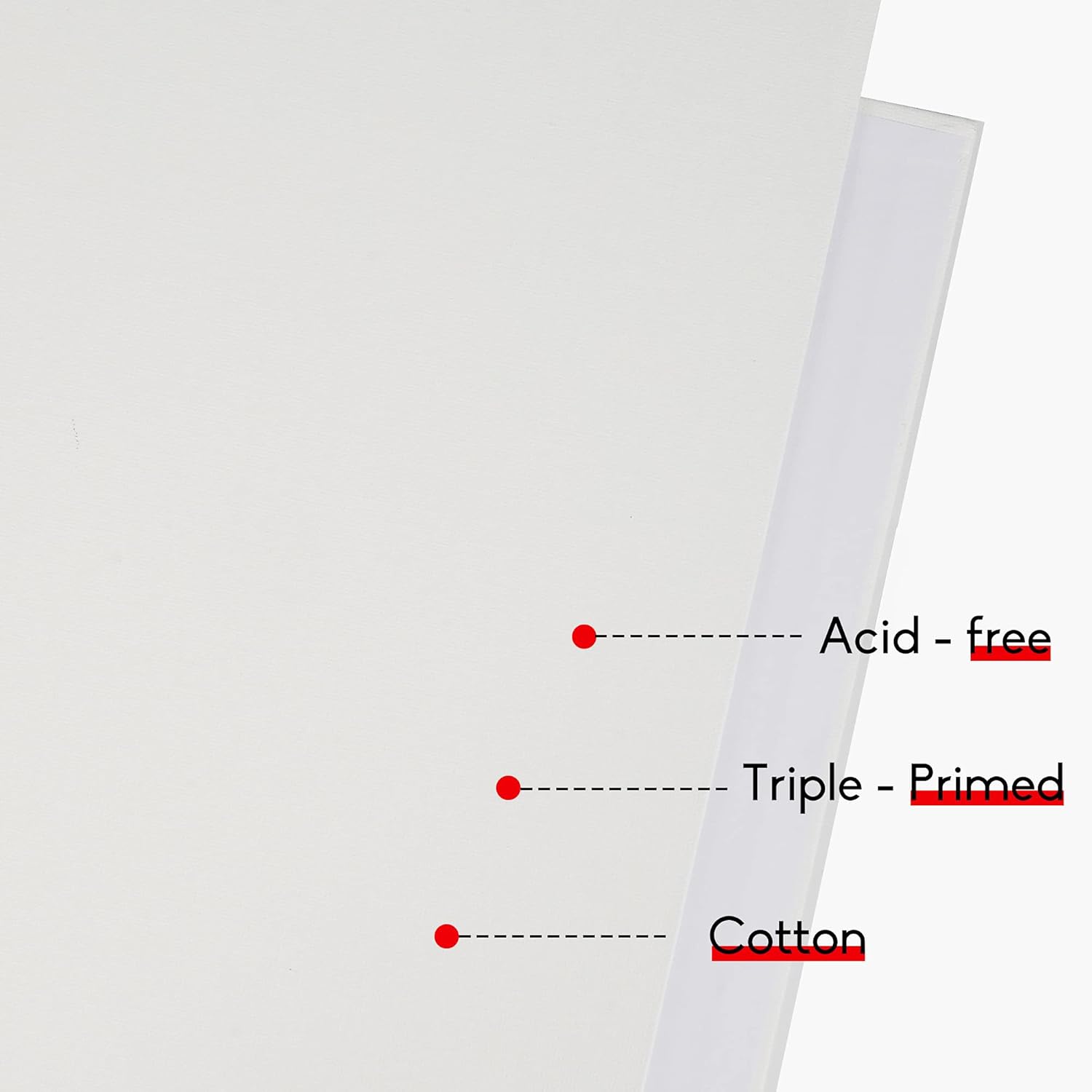 CONDA Artist Canvas Panels 8 x 10 inch, 12 Pack, Primed, 100% Cotton, Artist Quality Acid Free Canvas Board for Painting & Oil