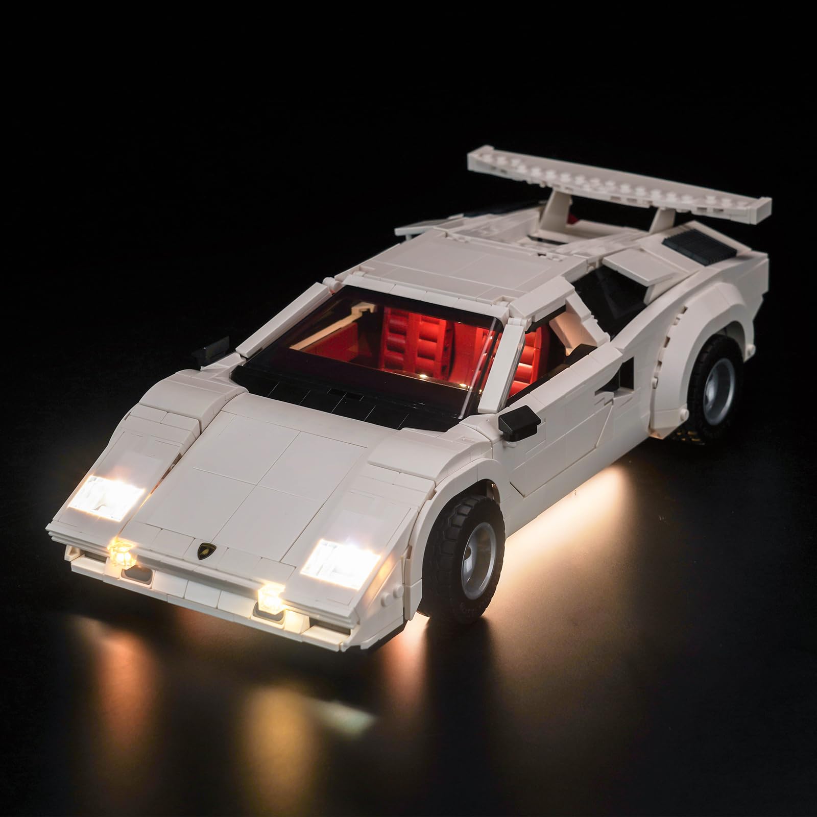 Led Light Set for Lego Lamborghini Countach 5000 Quattrovalvole (No Lego), Decoration Lighting Set for 10337 Creative Toys - Standard Version — image 1