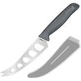 Zyliss Cheese Knife, Cheese Knife, 5" | Japanese Stainless Steel Blade, Non-Slip Contoured Handle, Dishwasher-Safe
