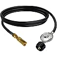 MCAMPAS QCC1 Universal Grill Regulator Hose with Coleman Threaded Regulator for Coleman Roadtrip Grills.Compatible with Coleman Regulator C001, 5010000743.Not Fits Coleman Gas Stove Regulator
