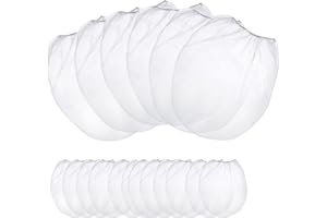 Belinlen Paint Strainer 5 Gallon White Fine Mesh Paint Filter Bag Elastic Opening Strainer Bags 24 Pack (Paint Strainers & Bucket Liners, Each 12 Pack)