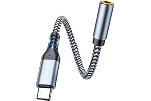 MORELECS USB C to 3.5mm Audio Adapter Aux to USB C - USB Type C to 3.5mm Female Headphone Jack Adapter Compatible with iPhone 15 Plus/15 Pro Max, Galaxy S24 S23 S22 S21, Pixel, MacBook