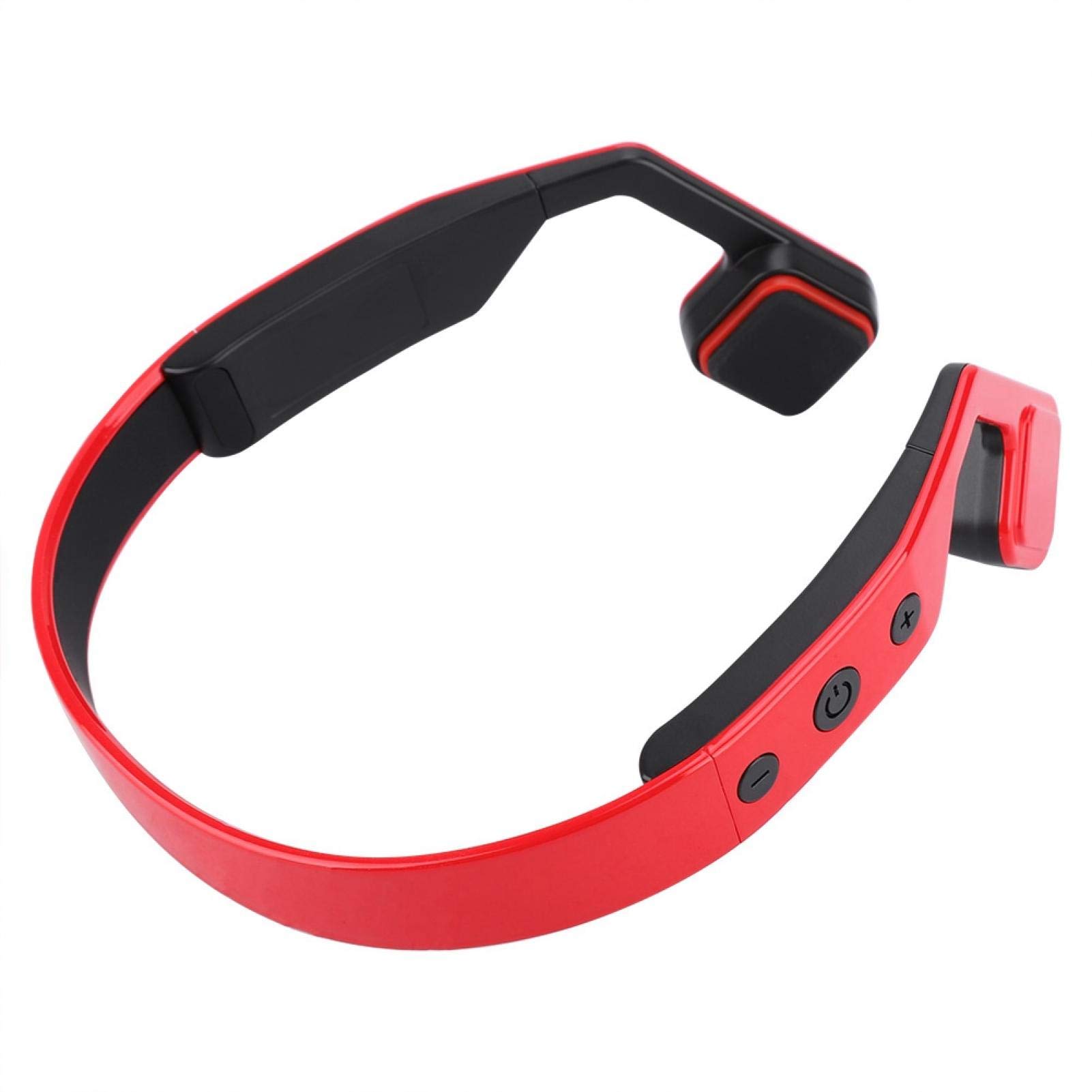 Noise Canceling Wireless Portable ABS Bone Conduction Earphone for BT(red)