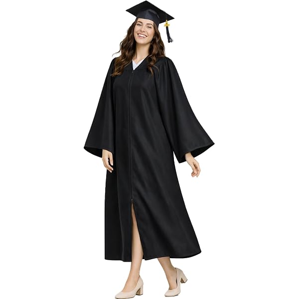 Amazon.com: GradPlaza Graduation Cap and Gown 2026 Tassel Black Graduation  Cap and Gown Tassel Middle High School College Robe : Clothing, Shoes &  Jewelry