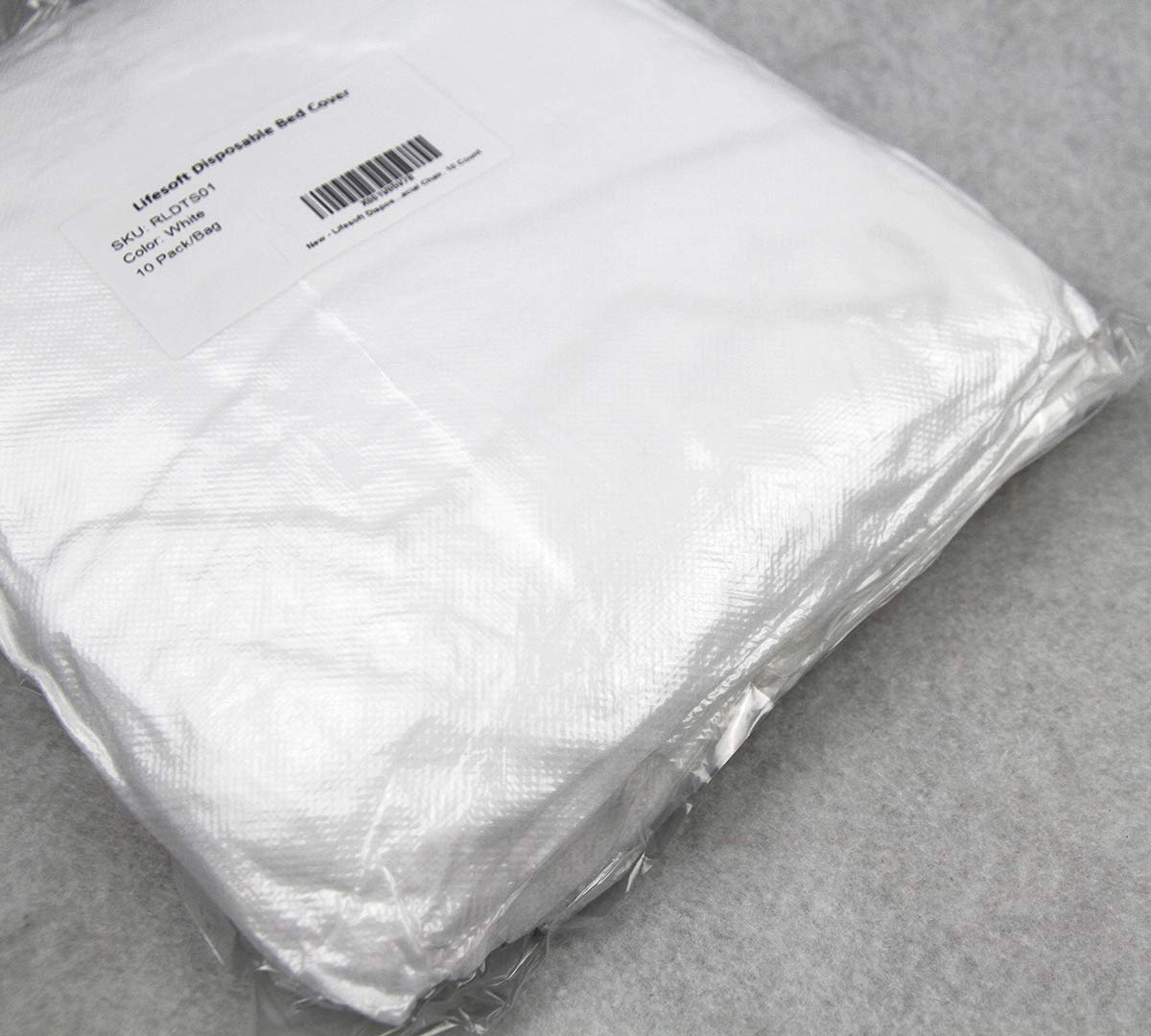Lifesoft Disposable Fitted Massage Table Sheet Heavy Duty Facial Bed Cover, 10 Count : Beauty