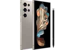 TiAnGin C24 Ultra 5G Unlocked Cell Phone,8+512GB Memory Android Phone,108MP Zoom Camera, Android 14 Smartphone,Build in G Pen, 6.8“ HD Screen,6800mAh Battery Life, Dual SIM/Face ID/GPS(Gray)