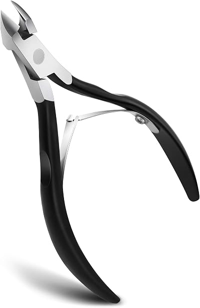 FERYES Cuticle Nippers Professional Stainless Steel Cuticle Trimmer 8mm Jaw