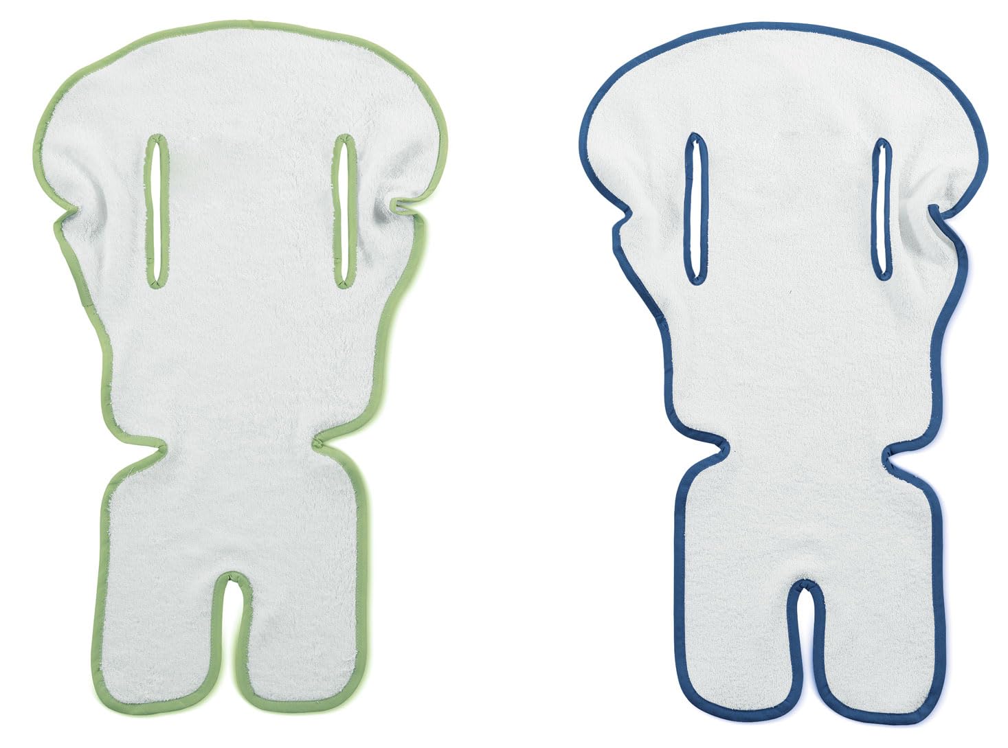 Italbaby Sponge Cover for High Chair, White/Lime