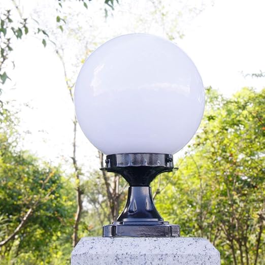 bola redonda luces de pedestal