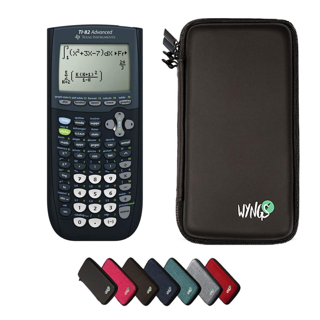 TI-82 Advanced + Protective Cover + Warranty Extension