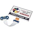Waveshare 7.3inch ACeP 7-Color E-Paper E-Ink Display Module, Compatible with Raspberry Pi 4B/3B+/3A+ /3B /2B/1B+/1A+/Zero 2 W/Zero W/Zero, 800×480 Pixels, SPI Communication
