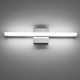 Combuh LED Vanity Lights Bar 24 Inch Bathroom Light Fixtures 14W IP44 Over Mirror Lighting Indoor Wall Sconces Modern Cool Wh
