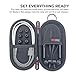AhaStyle Headphone Carrying Case EVA for Beats X and Earphone Accessories with Carabiner (Jean)