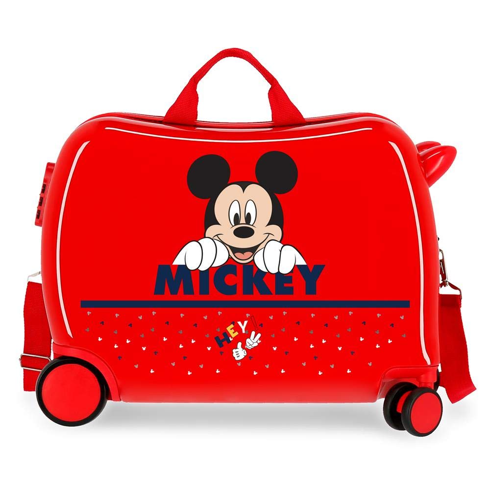 Disney Happy Mickey Rolling Suitcase 2 Multi-Direction Spinner Wheels