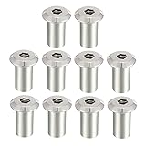 uxcell M10x21mm Hex Socket Head Insert Nut Screw