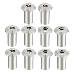 uxcell M10x21mm Hex Socket Head Insert Nut Screw