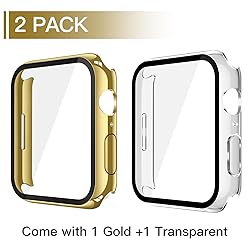 Misxi 2 Pack Tempered Glass Case Compatible for