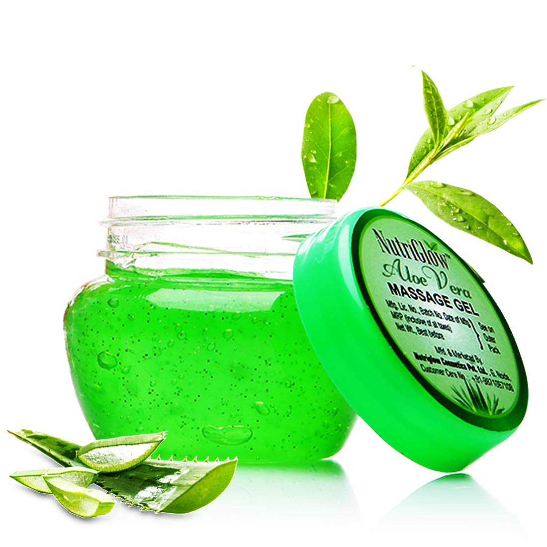 nutriglow aloe vera massage gel