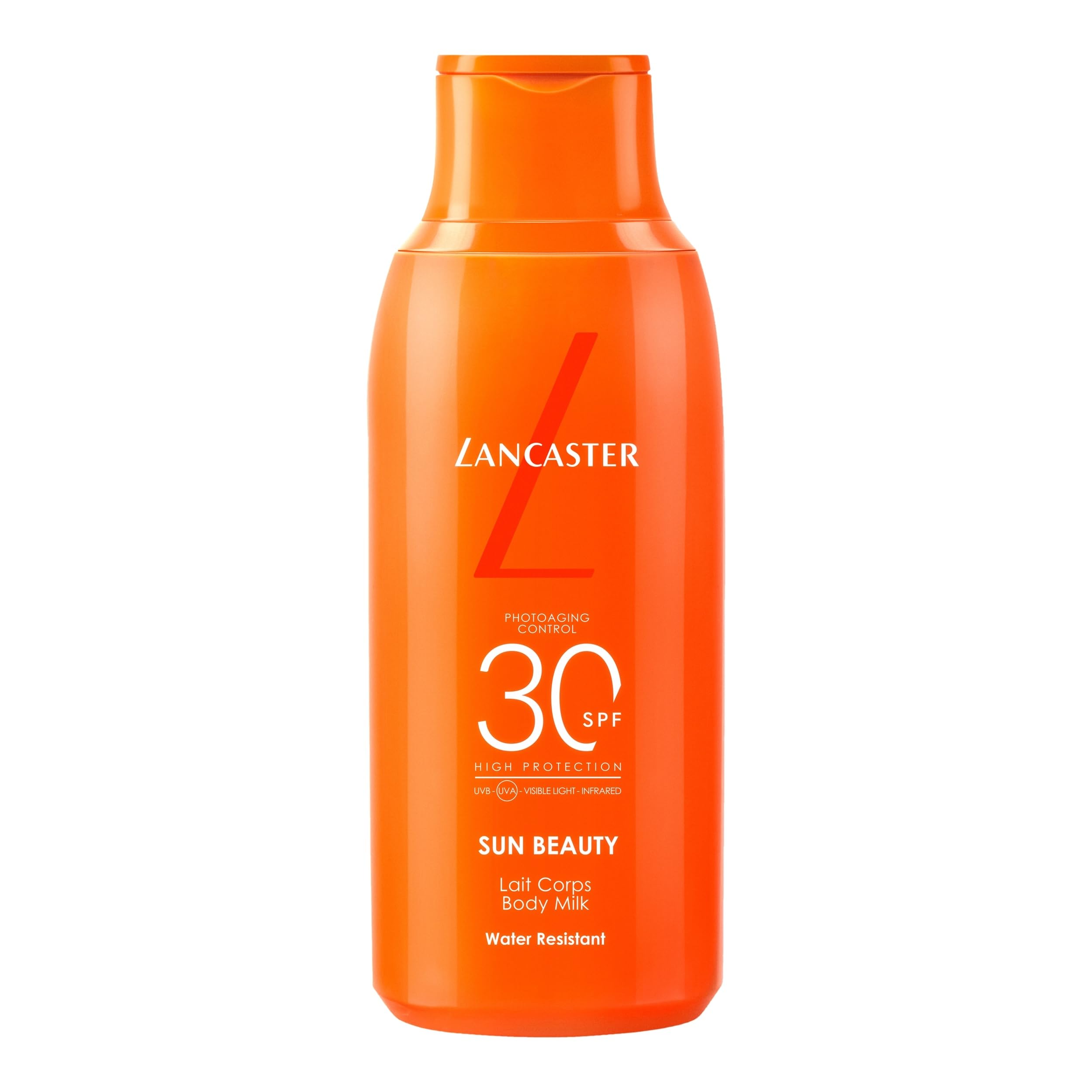 Lancaster Sun Beauty Body Milk SPF30 | Photoaging Control | Broad Spectrum Sun Protection | Lightweight Texture & Non-Greasy | Water Resistant Formula | Suitable for All Skin Types