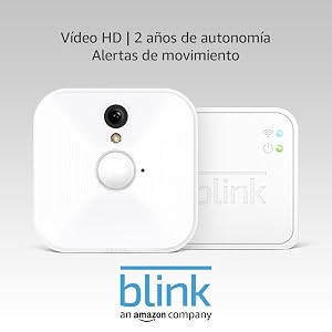 Blink Sistema de cámaras de seguridad para interiores con detección de movimiento, vídeo HD, 2 años de autonomía y almacenamiento en el Cloud - 1 cámara