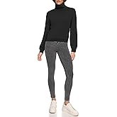 Andrew Marc Womens Fleece Turtle Neck Top