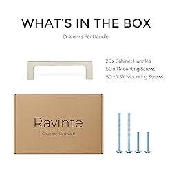 Ravinte 25 Pack Solid 3-1/2 Inch Kitchen Square