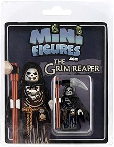 Custom Design Minifigure - The Grim Reaper - Collectable Toy Figurine For Kids, Men and Women