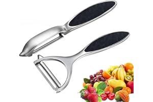 Potato Peelers, Vegetable Peeler for Kitchen Stainless Steel Y Shape Swivel Peelers, Carrot, Fruit, Ergonomic Non-Slip Handle