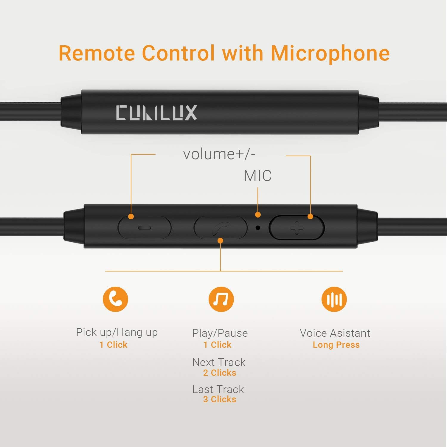 Cubilux Right-Angle Replacement Headphone Cable with Microphone Compatible with Sony WH1000XM5/XM4/XM3/XM2/XB910N/XB900N/XB700/CH910N/CH710N/CH700N - Image 4