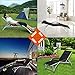 KingCamp Heavy Duty 264 lbs 4-Position Textilene Multifunction Lounger Patio Deck Chair for Garden or Outdoor