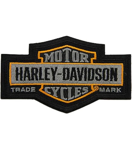 【新品】Harley-Davidson ロゴ刺繍 ブラックウォレット Amazon.com: Harley-Davidson 4 inch Embroidered Black Bar