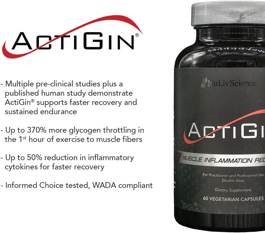 ActiGin Glycogen FUEL and Muscle Recovery for best post workout