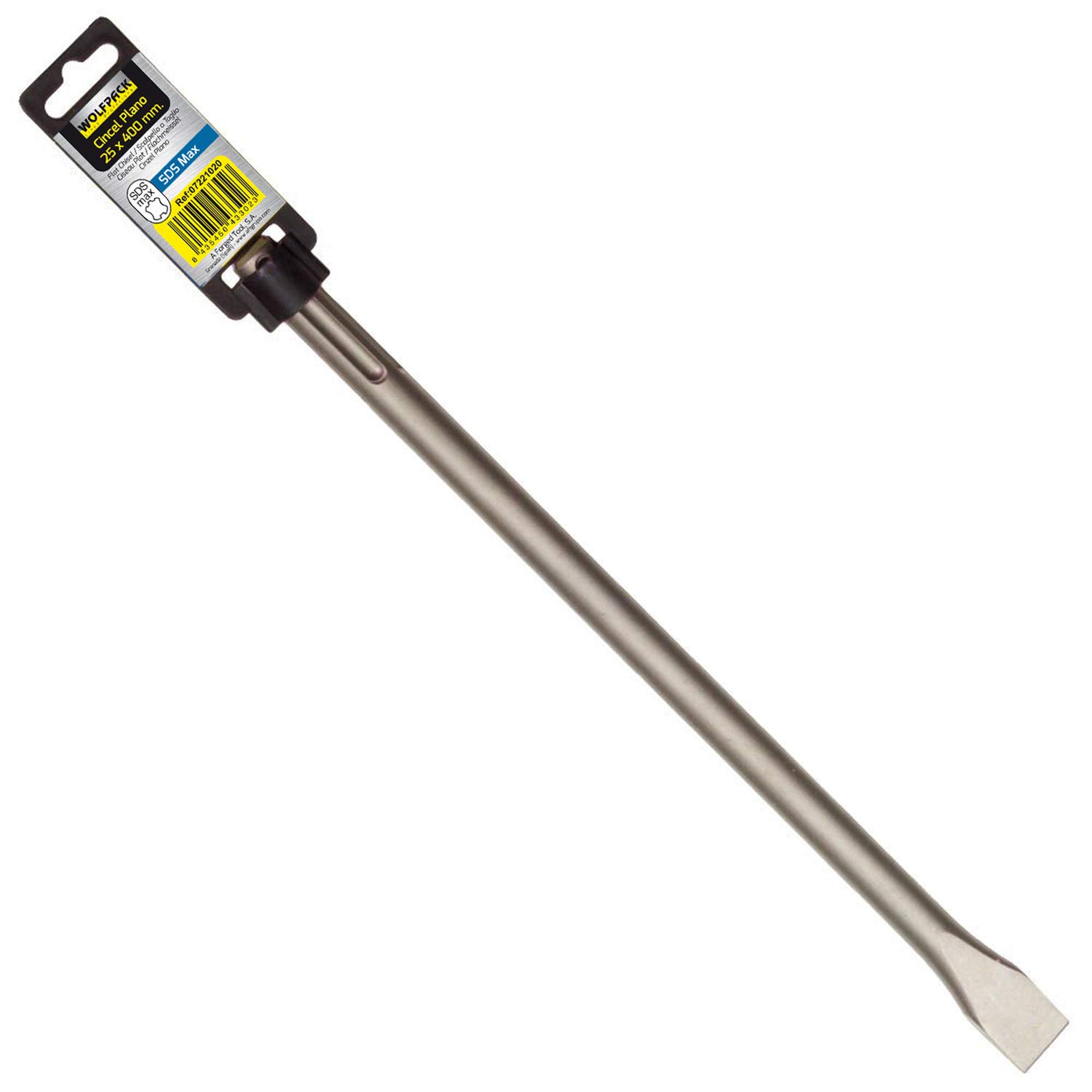 Wolfpack 07221020 Hammer Chisel SDS Plus Flat 25 x 400 mm