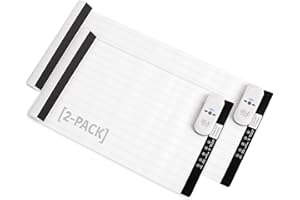 SVD.PET (2-Pack Pet Training Mat with Tester, Shock Pad for Dogs Cats, Electronic Repellent mat for Indoor, 3 Training Modes, 5 Levels, Pet Safe Mode (White controler 60" X 12")